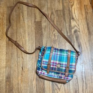 Spring 2013 Tommy Hilfiger plaid crossbody purse